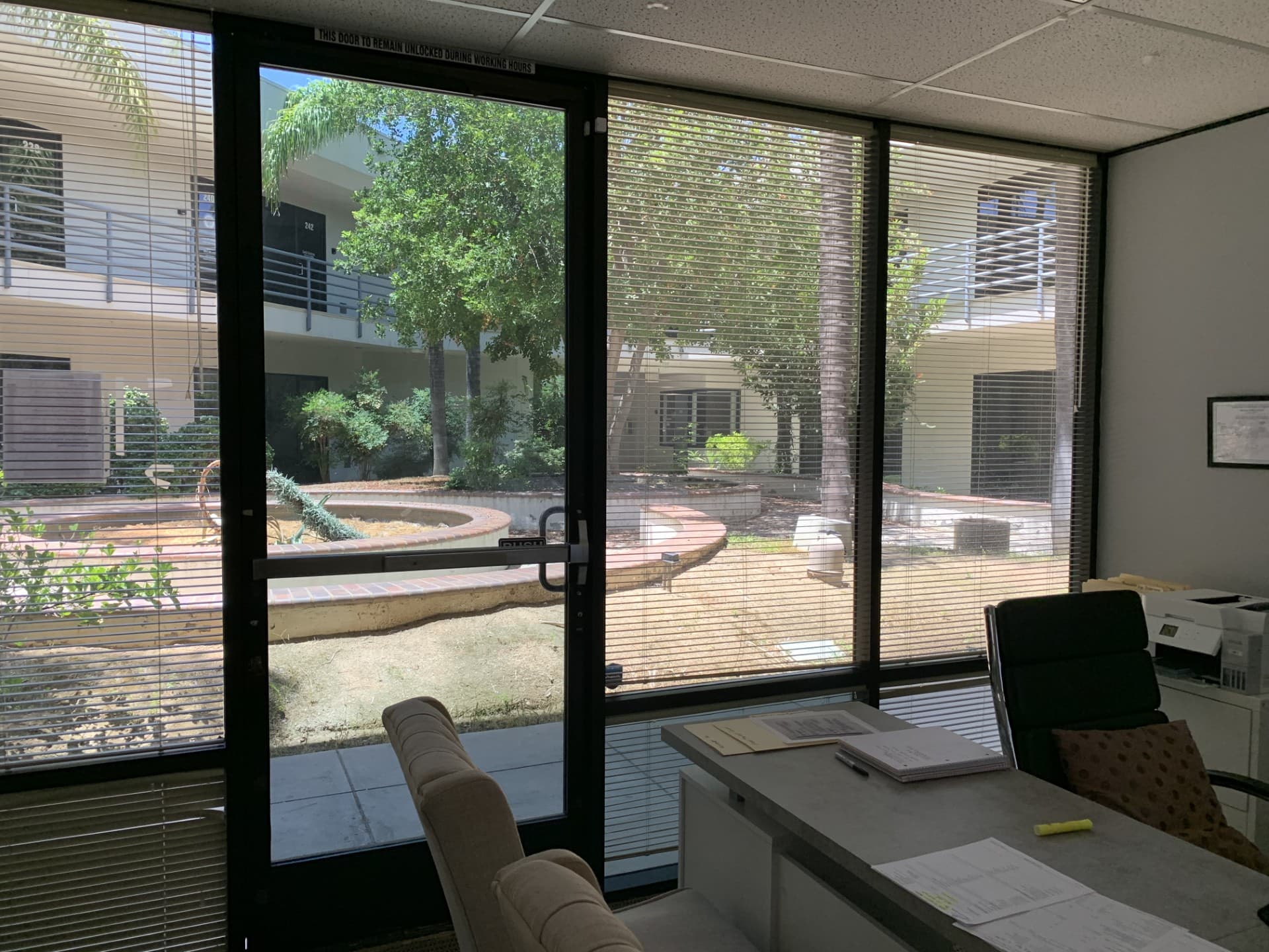 Private meeting office at the Moreno Valley insurance agency